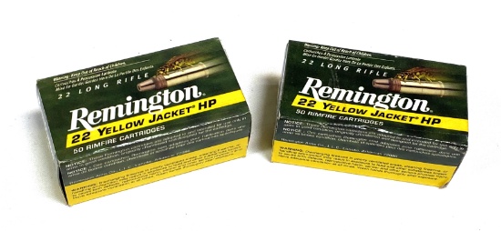 NIB 100rds. of 22 Yellow Jacket HP Remington Hyper Velocity HP Ammunition