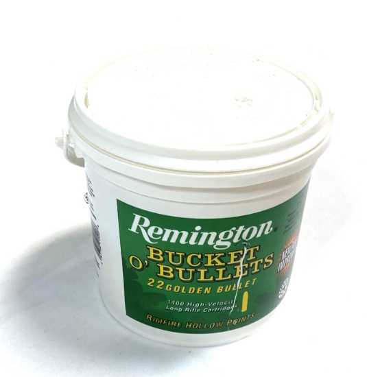 NIB 1,400rds. of .22 LR Golden Bullets - Remington Bucket O' Bullets - 36gr. HP Ammunition
