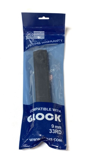 NIB KCI Glock 33rd. Extended Magazine for all 9mm Glocks- KCI-MZ008