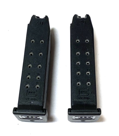 Pair of Factory Glock .40 S&W 13rd. Magazines