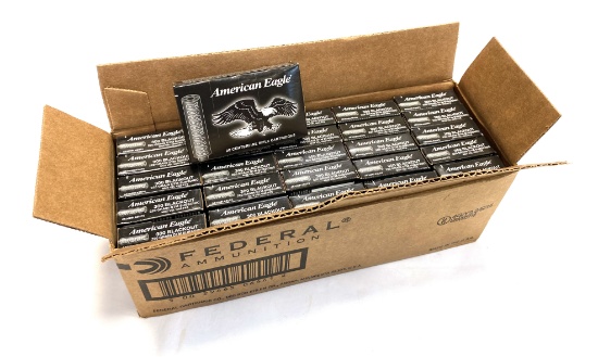 NIB 500rds. of 300 AAC BLACKOUT - American Eagle 220gr. OTM Subsonic Ammunition