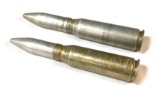 Pair of USAF 20mm M51A2 Dummy Training Rounds