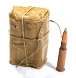 Packaged 20rds. of Hungarian 7.62x54r Steel Core Heavy Ball Silver/Yellow Tip Ammunition