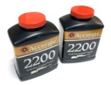 New Pair of (1lb) Accurate 2200 Double-Base smokeless Propellant Powder