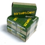 NIB  250rds. of 22 Subsonic Remington .22 LR HP Ammunition