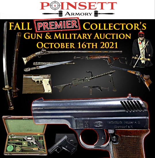FALL PREMIER Collector's Gun & Military Auction