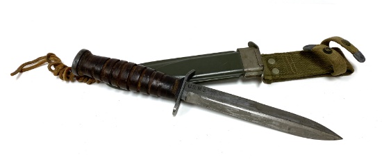 Extremely Rare WWII H. Boker & Co. US M3 Fighting Knife with M8 Scabbard