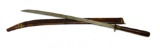 Tribal Sword with wooden scabbard