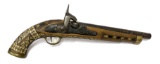 Early 19th Century Afghan Decorated East India Co. Percussion Pistol
