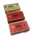 Rare 3 Boxes of Late 1800s/Early 1900s .38 Short RF Winchester & Remington Ammunition