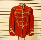 German Pre-WWI Imperial Leib-Garde Hussar Regiment Ponceau-Red Atilla Tunic