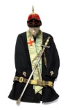 WOW! Complete 19th Century Victorian Knights Templar Masonic Ceremonial Uniform w/ Sword