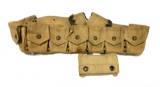 Pre-WWI US 1903 Cartridge Belt (1st Pattern) with Rimless Eagle Snaps & WWI First Aid Pouch/Packet
