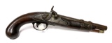 Original U.S. Model 1816 Percussion Converted Flintlock Pistol by Simeon North of Middletown Conn.