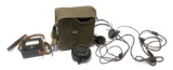 WWII US Army Field Phone EE8 w/ Radio Operators Headphones + Test Equipment