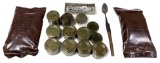 US Original Lot of C-Rations, 2 Early MRE's, P-38 Can Openers, Stock Pot Spoon