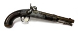 Original 1843 Excellent Model 1836 Flintlock Cavalry Pistol by Asa Waters Converted to Percussion