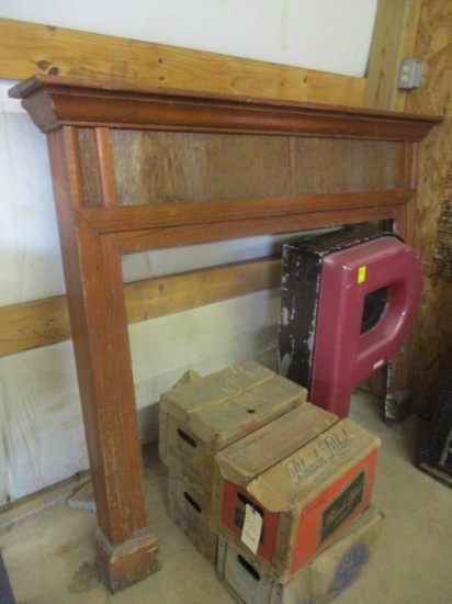 Old Wood Mantle Surround
