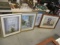 Four Framed And Matted Art Prints