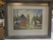 Framed And Matted Barn Scene By Ashcroft