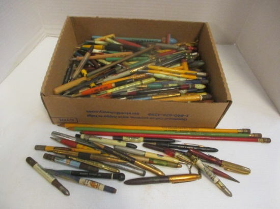 Advertising And Souvenir Pen And Pencil Collection:  Including Auto Parts,