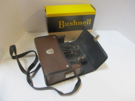 Bushnell Sportsview 7 x 35 Wide Field Binoculars In Case