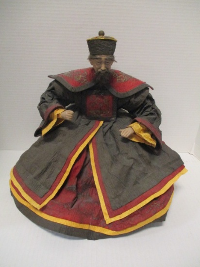 Oriental Gentleman In Crafted Paper Robe