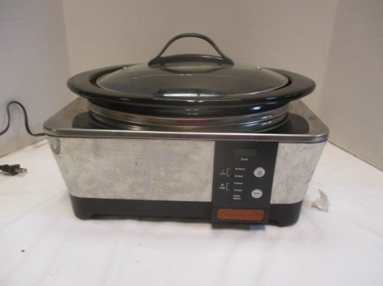 Crock Pot Stainless Large