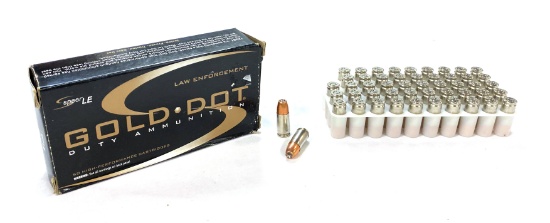 NIB 50rds. of 9MM LUGER Speer LE Gold Dot 115gr. GDHP Personal Defense Ammunition