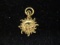 14k Gold Sun Charm