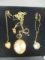 3 Gold Filled Necklaces- 2 are Lockets