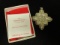 1993 Reed & Barton Sterling Silver Christmas Orn in box