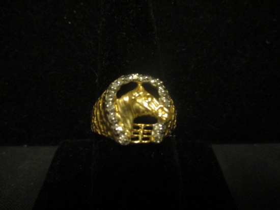 10k Gold Horseshoe Ring