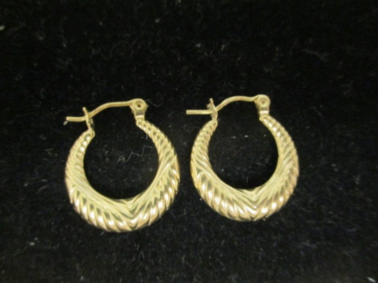 14k Gold Hoop Earrings