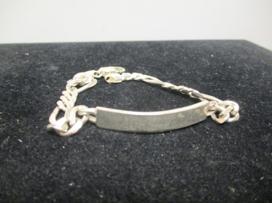 Sterling Silver Figaro Bracelet