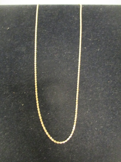 14k Gold 28" Rope Bracelet
