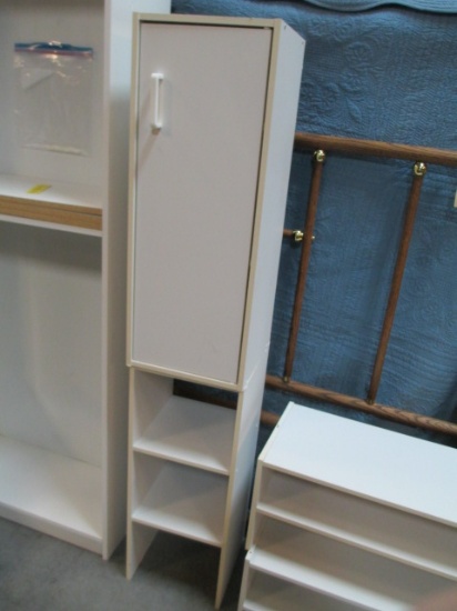 Small Laminated Cabinet And Storage Shelf
