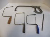 Capewell Hacksaw And 3 Coping Saws