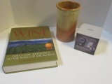 Sotheby's 2011 Wine Encyclopedia, Terra Cotta Wine Bottle Cooler and Digital Wine Thermometer
