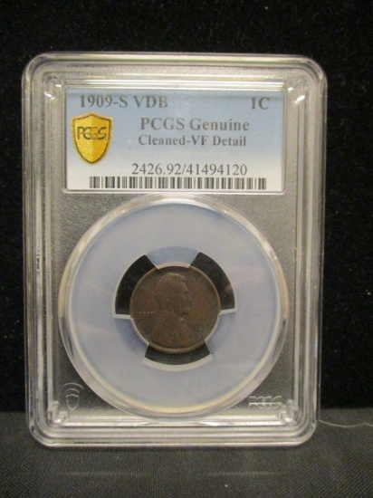 1909S VDB Penny- Certified by PCGS