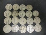 19 Standing Liberty Quarters