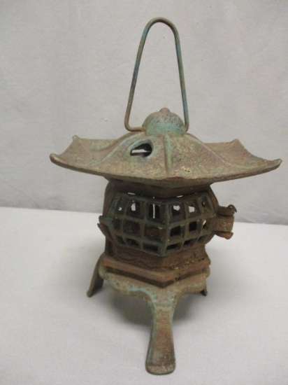 Cast Iron Pagoda Tea Light Holder