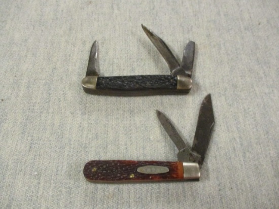 2 Vintage Pocket Knives - 1 is Kabar