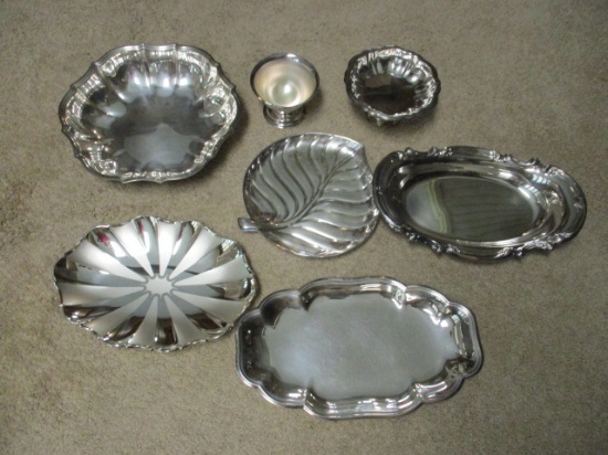 Silverplated Serving Dishes - International Silver, Empress by Hoka, Gorham, Wm. Rogers