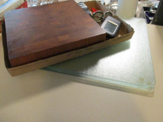 Glass Cutting Boards, Wood Cutting Board, Meat Thermometer, Knife Sharpener