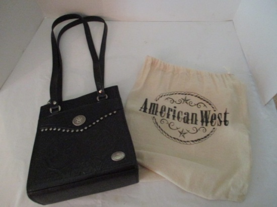 New American West Tooled Leather Purse
