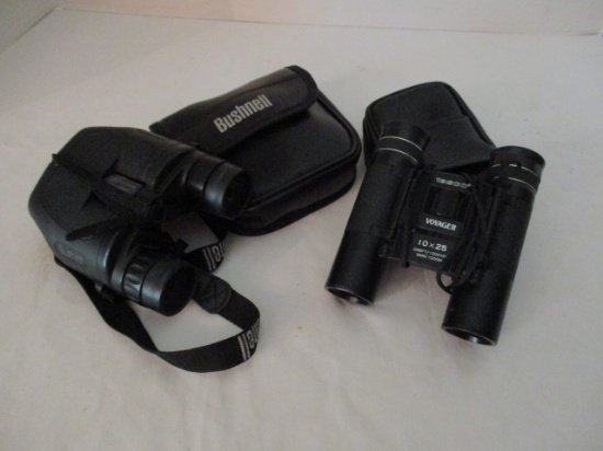 Bushnell Power View and Tasco Voyager Binoculars