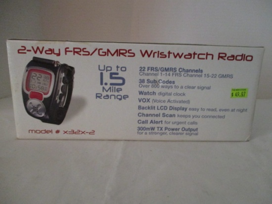 2 Way FRS/GMRS Wristwatch Radio