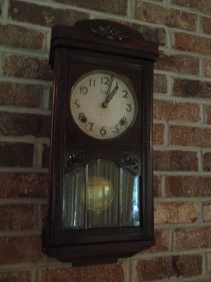 Meiji Wall Clock with Key