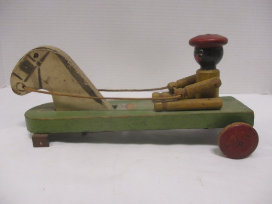 Hustler Toy Corp. Wooden Rolling Toy